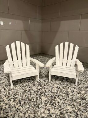 Tommy Bahama Mini Adirondack Chairs